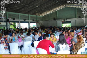 ตัวอย่างผลงานการออกโต๊ะจีน